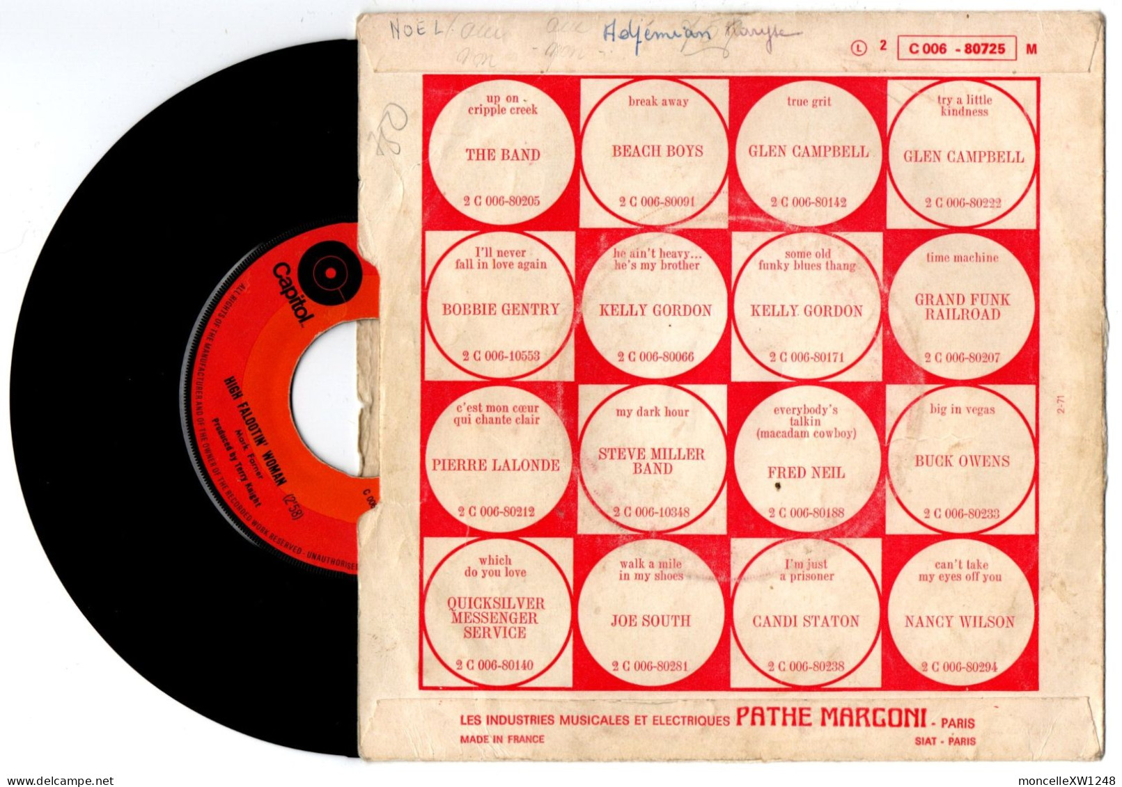 Grand Funk - 45 T SP Paranoid (1969) - Disco & Pop