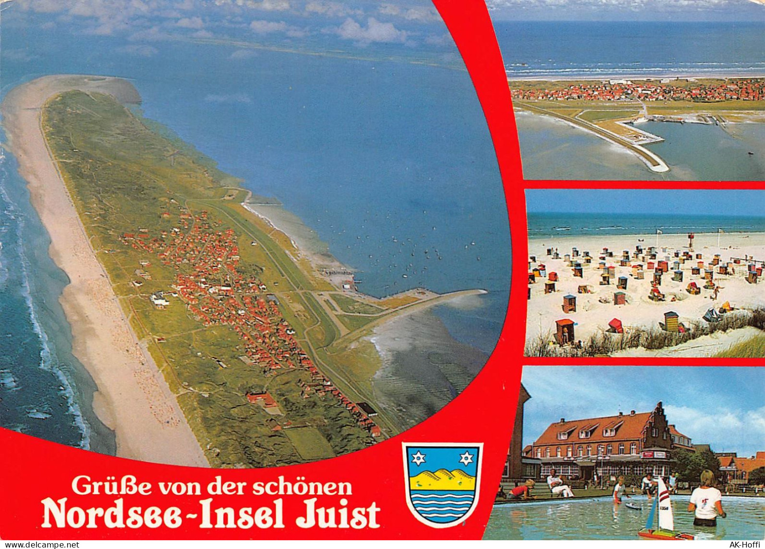 Nordsee Insel Juist - Luftaufnahme - Juist