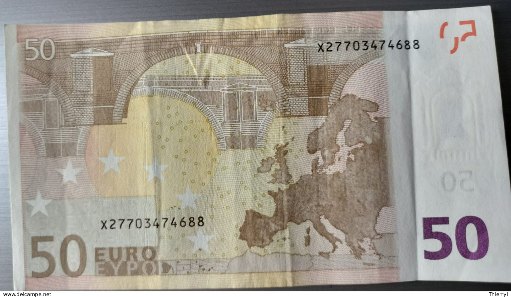 Billet 50 Euros 2002 Trichet X27703474688 / RO27CS - 50 Euro