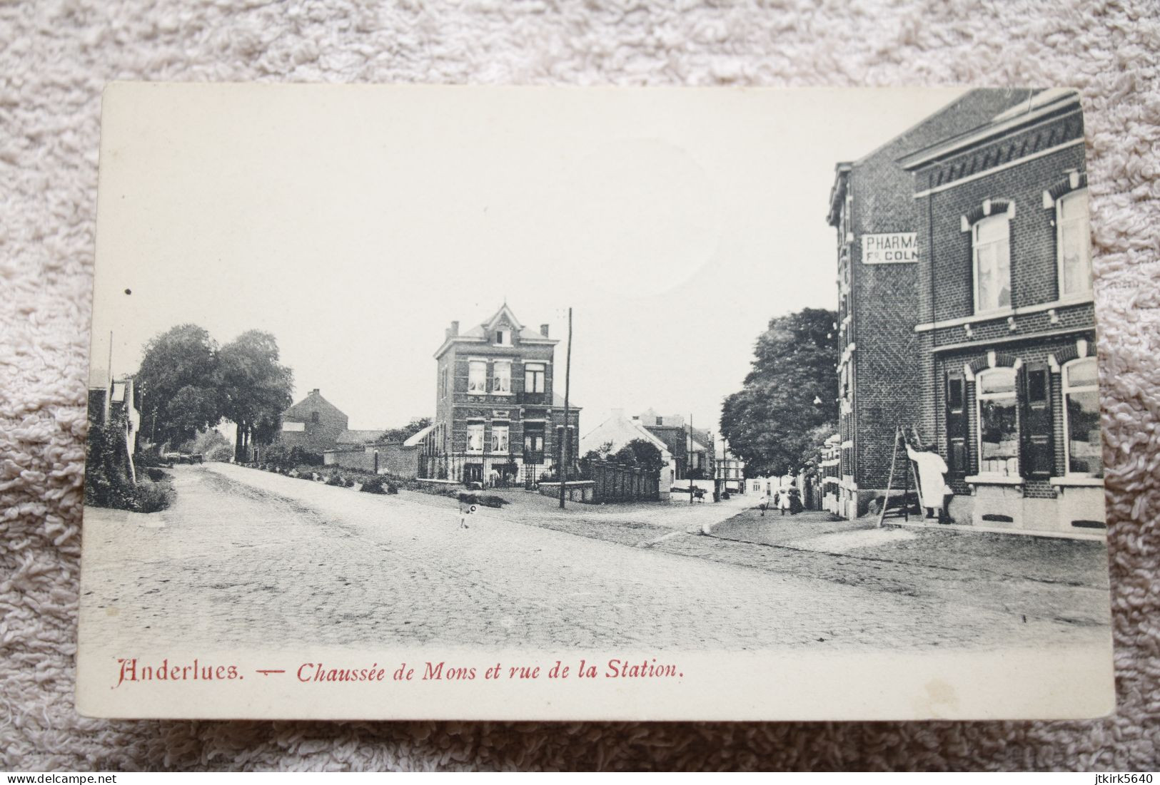 Anderlues "Chaussée De Mons Et Rue De La Station" - Anderlues