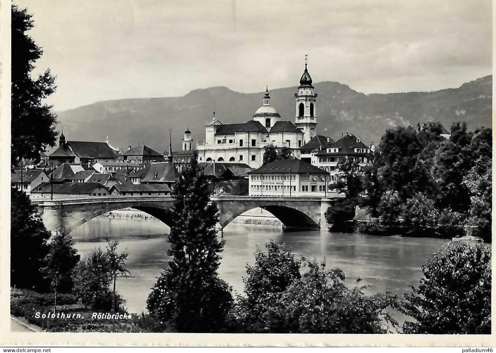 SOLEURE SOLOTHURN ROTIBRUCKE - Photoglob Wehrli & Vouga Zurich No 5725 - 16.04.1944 - Soleure