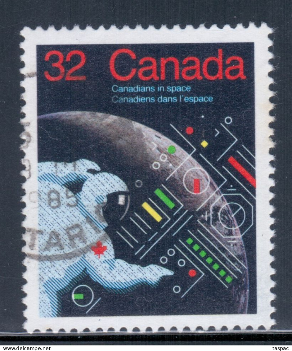Canada 1985 Mi# 945 Used - Canadians In Space - Noord-Amerika