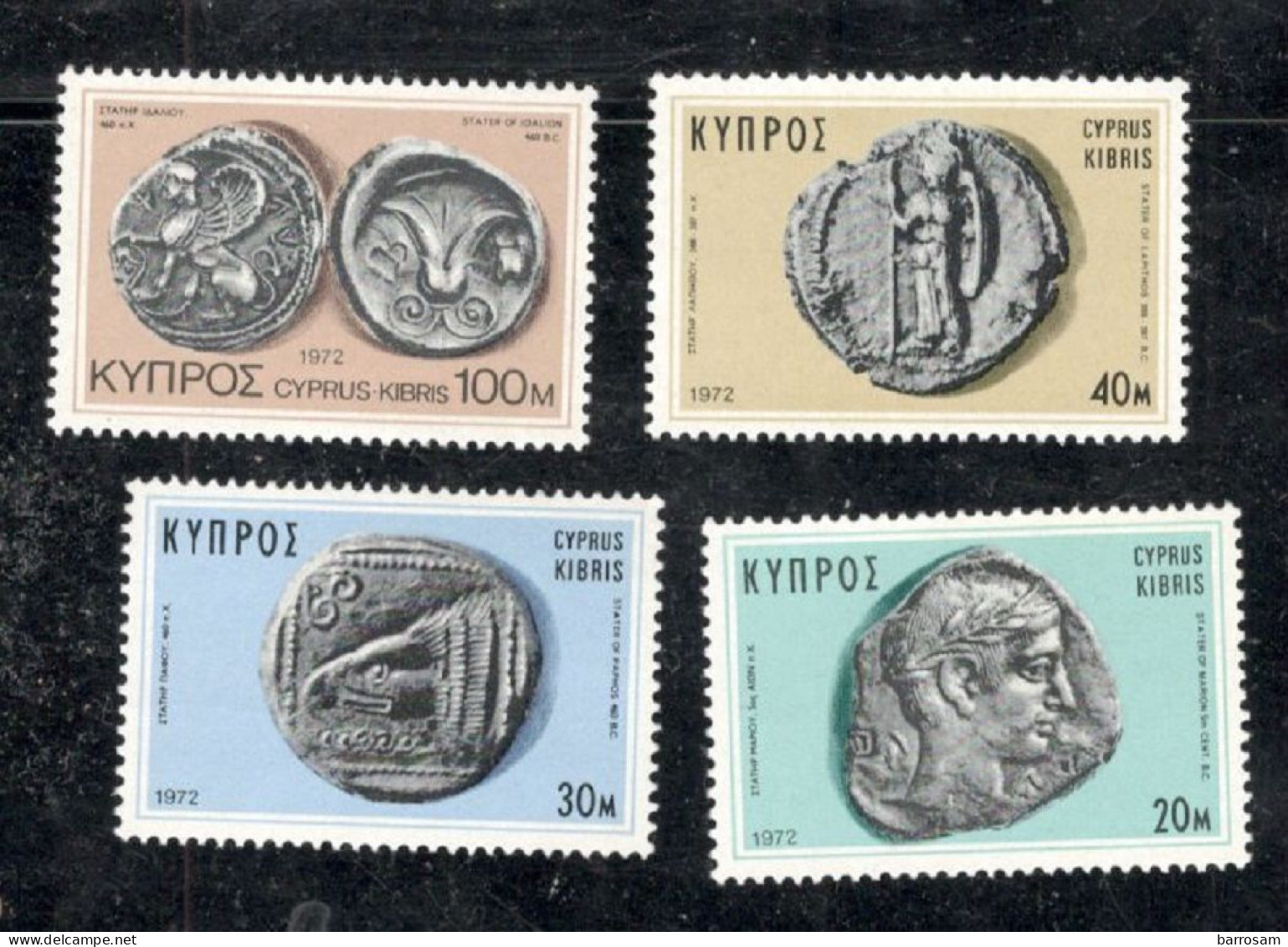 CYPRUS......1972:Michel380-3mnh** - Unused Stamps