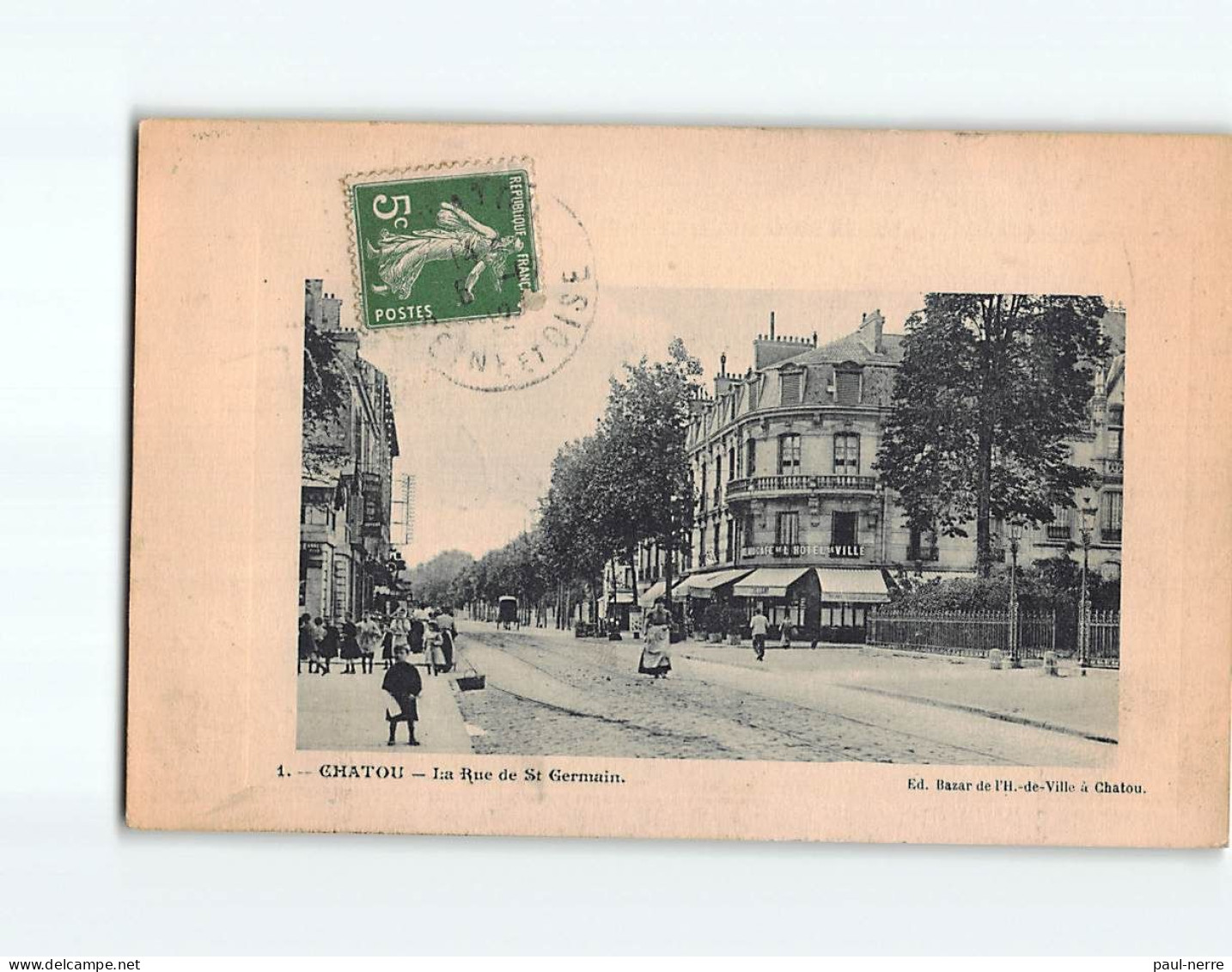 CHATOU : La Rue De Saint-Germain - Très Bon état - Chatou