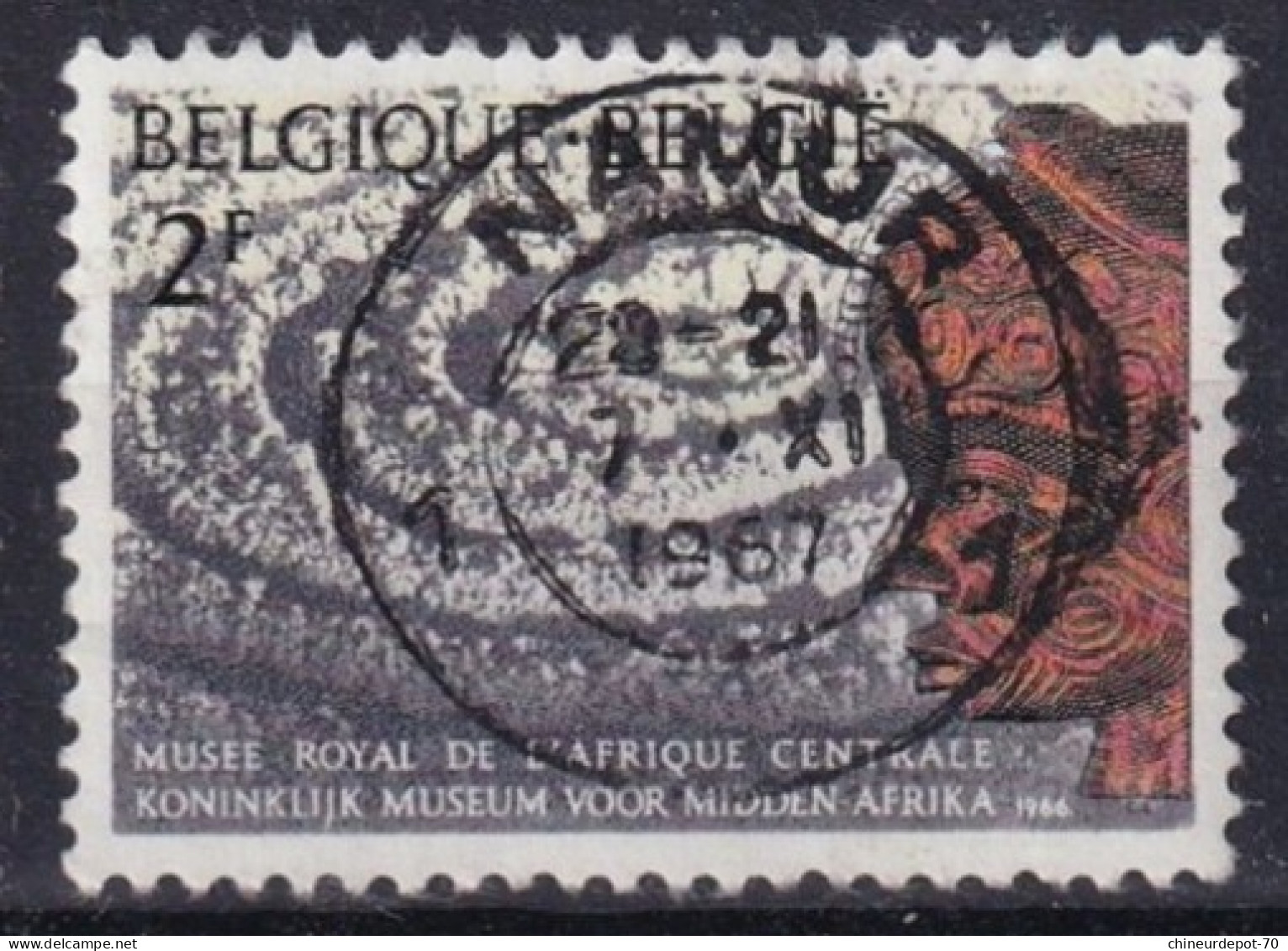MUSEE ROYAL DE L AFRIQUE CHARLEROI NAMUR BRUSSEL GOUVY LIMERLE VERVIERS MARBEHAN - Used Stamps