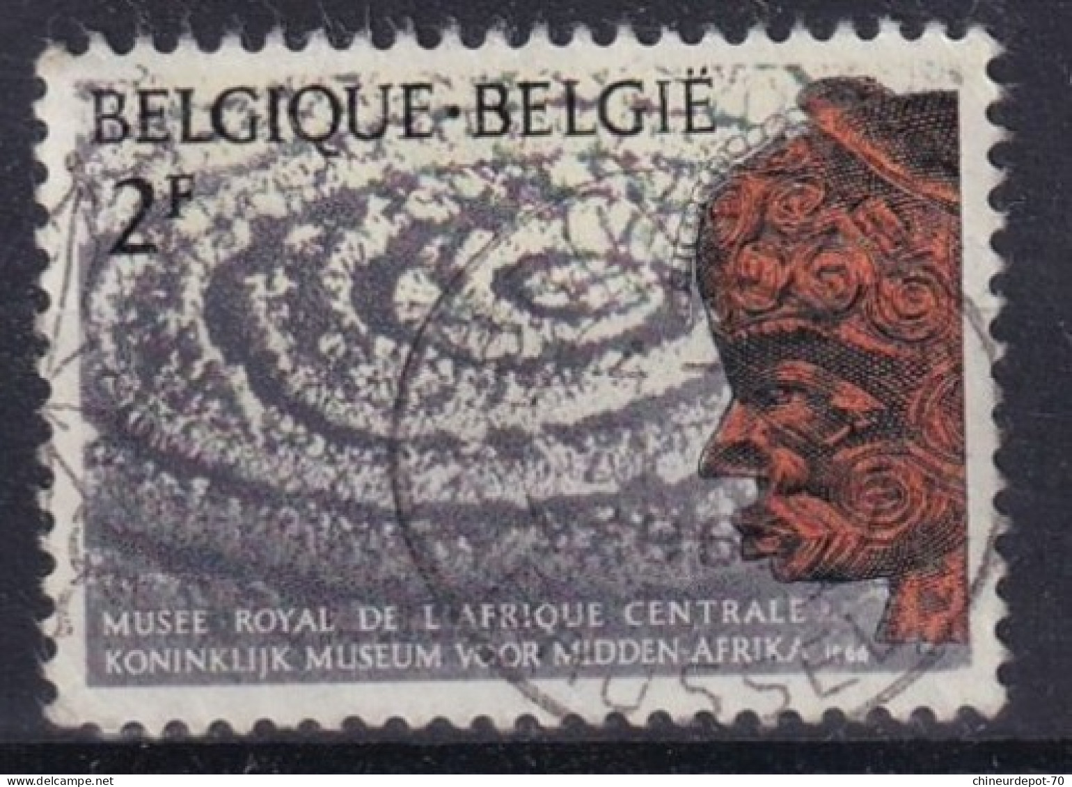 MUSEE ROYAL DE L AFRIQUE CHARLEROI NAMUR BRUSSEL GOUVY LIMERLE VERVIERS MARBEHAN - Used Stamps