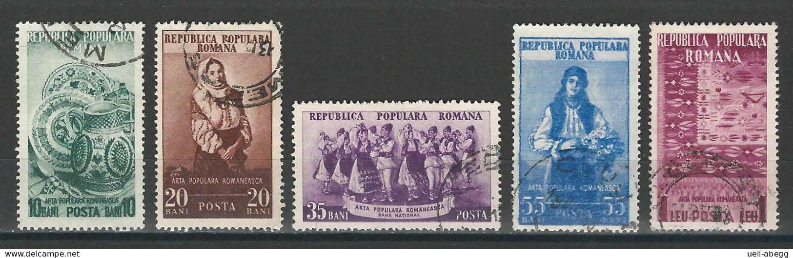 Rumänien Mi 1430-34 O - Oblitérés
