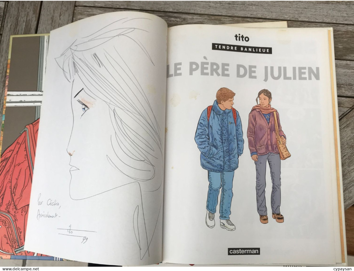 Tendre Banlieue 13 Le Père De Julien EO DEDICACE BE Casterman 09/1999 Tito (BI2) - Widmungen