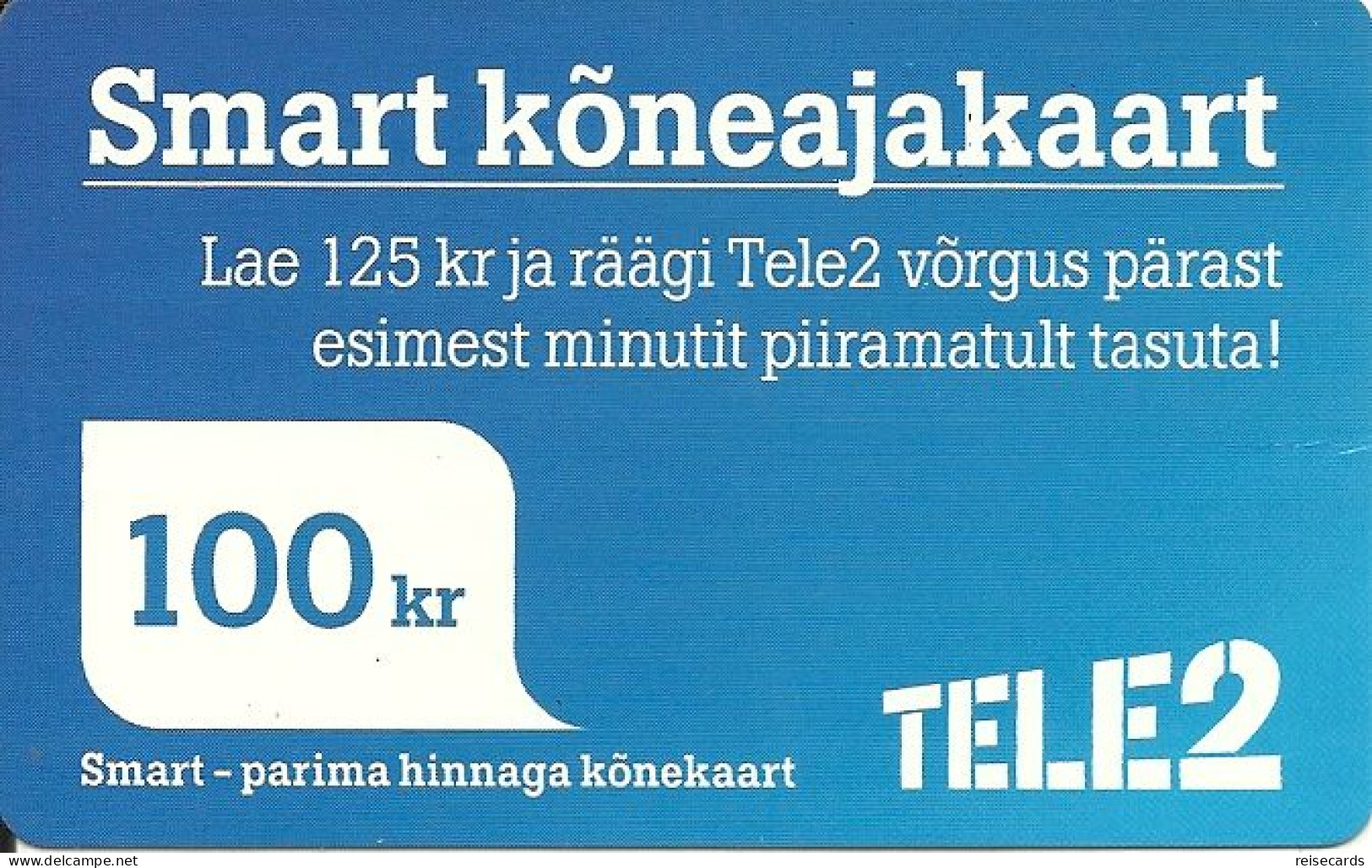 Estonia: Prepaid Tele2 Smart - Estonia