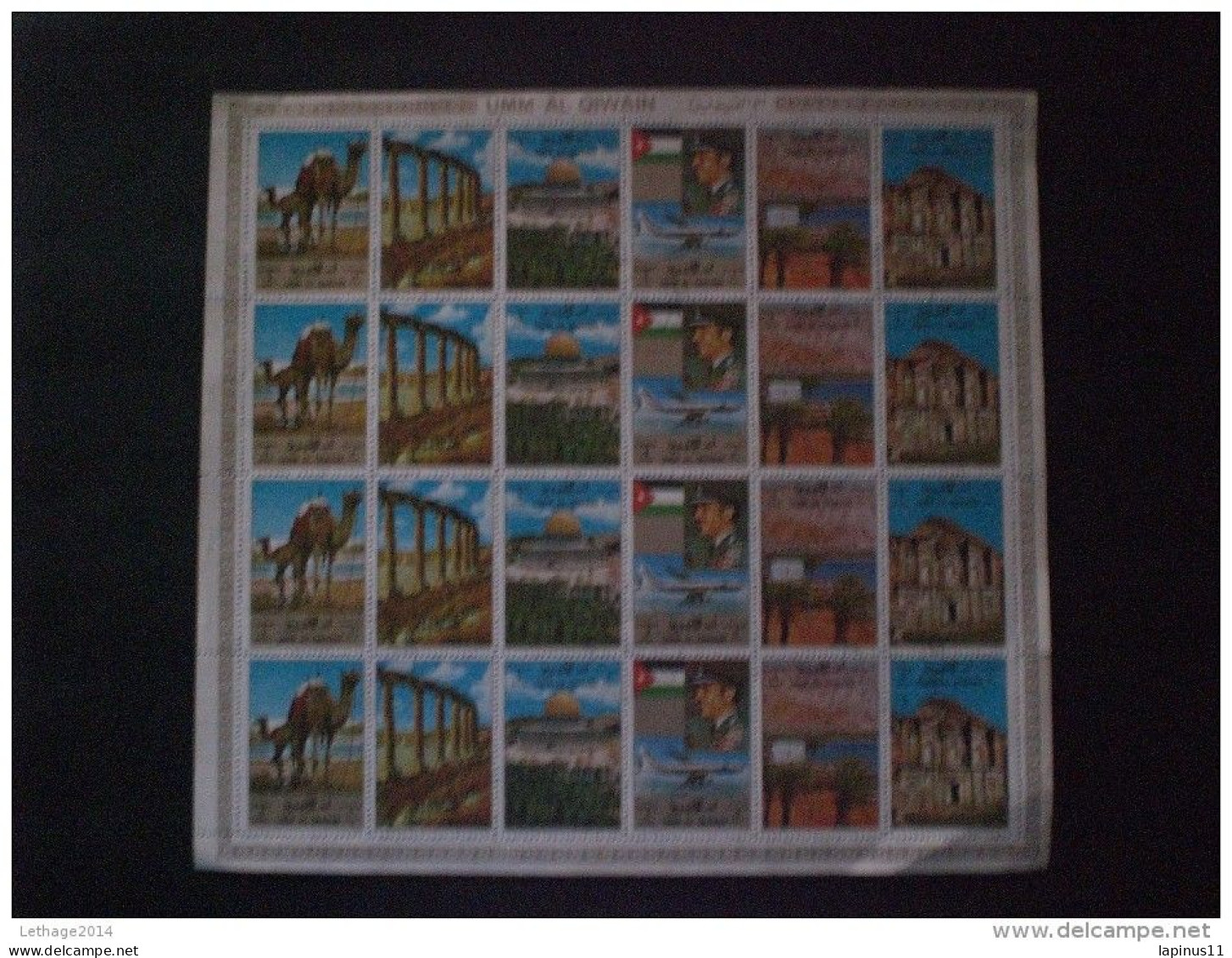 STAMPS EMIRATI ARABI UMM AL QIWAIN 1972 Airmail - Landscapes In Arabia - Umm Al-Qiwain