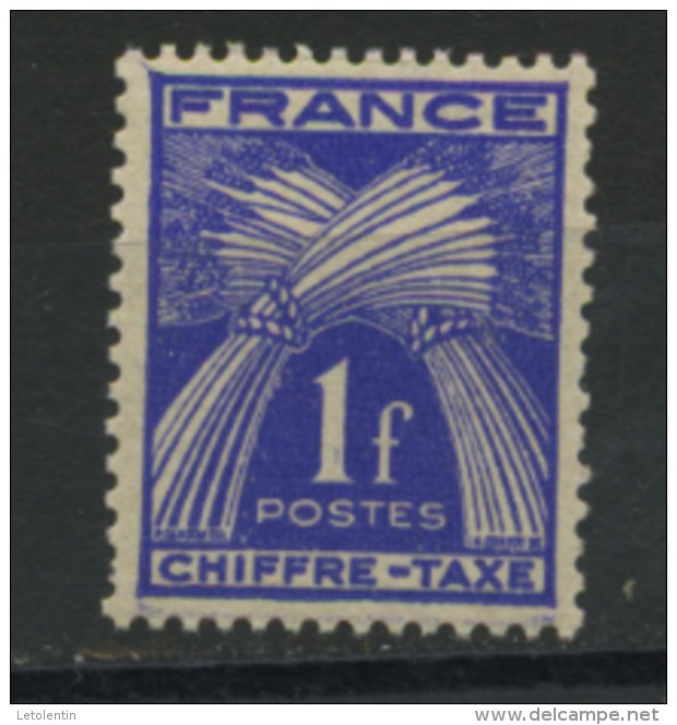 FRANCE - TAXE  - N° Yvert 70** - 1859-1959 Postfris