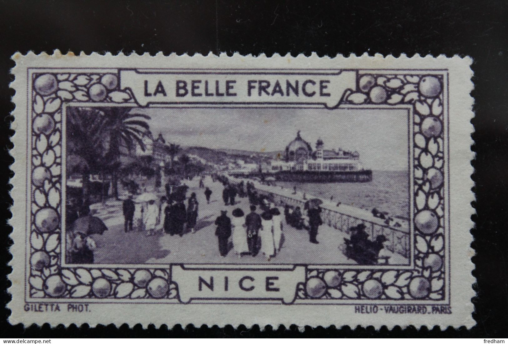 VIGNETTE - LA BELLE FRANCE - NICE - LA PROMENADE DES ANGLAIS - NEUF MH * - Tourisme (Vignettes)