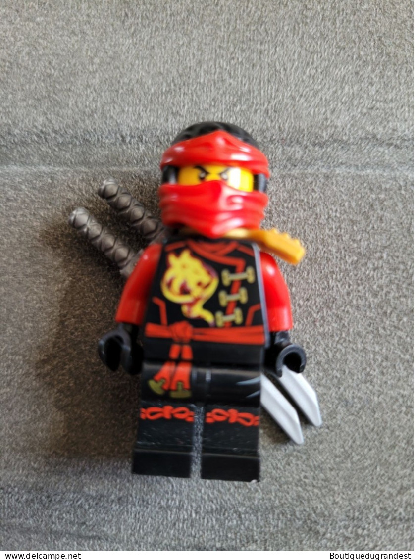 Minifigure Figurine Lego Nijago Kai Skyboud Red Fire Ninja - Figurine