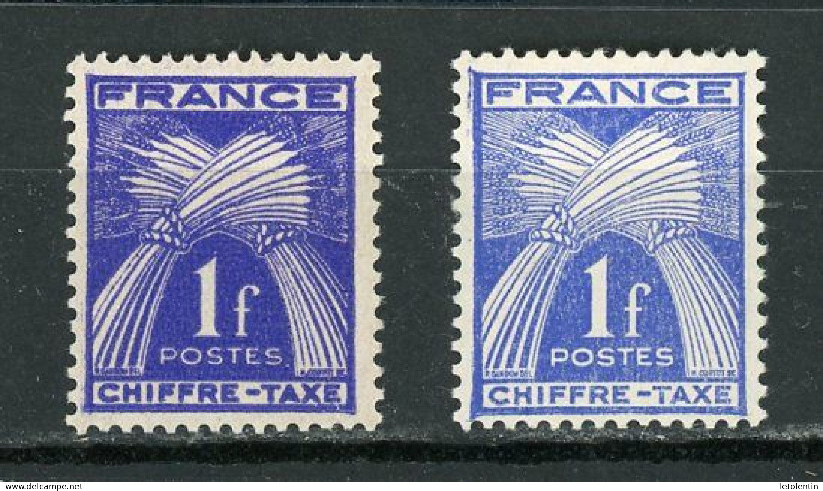 FRANCE - TAXE  - N° Yvert 70** - 1859-1959 Mint/hinged