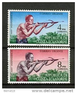 Guinea Ecuatorial 1971. Edifil 15-16 ** MNH. - Äquatorial-Guinea