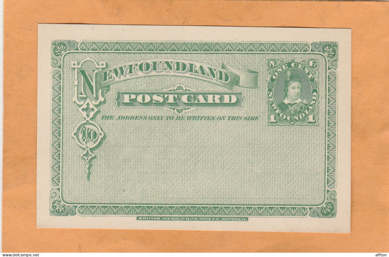 Newfoundland Old Card - Interi Postali