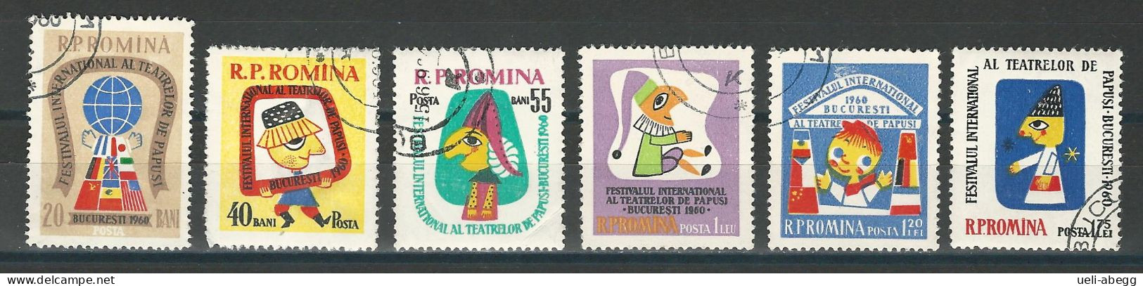 Rumänien Mi 1907-12 O - Oblitérés