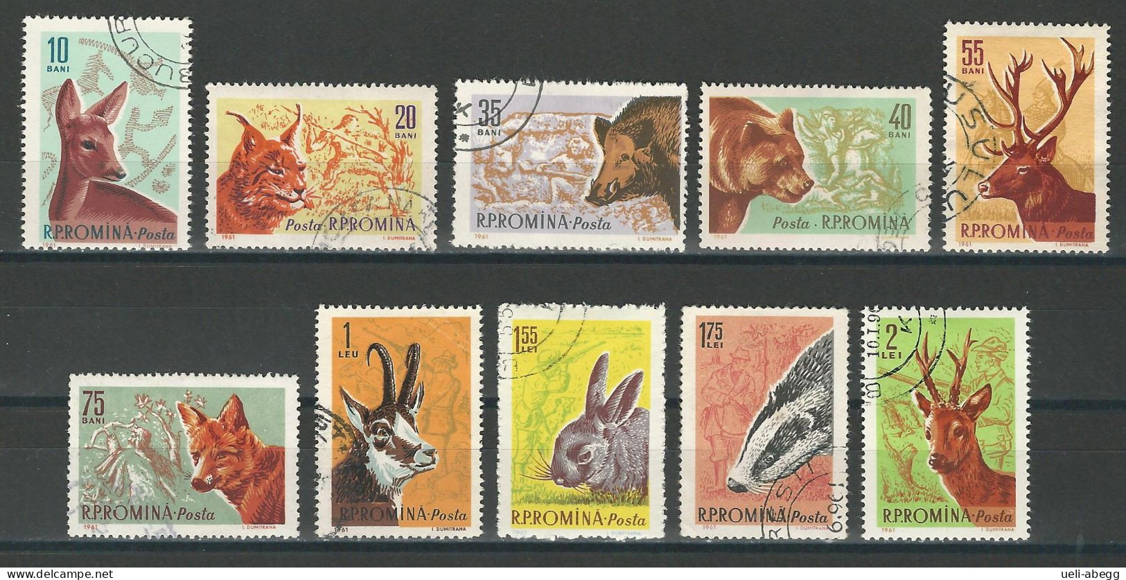 Rumänien Mi 1981-90 O - Used Stamps