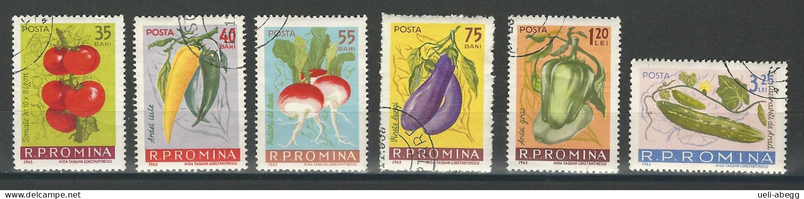 Rumänien Mi 2131-36 O - Used Stamps