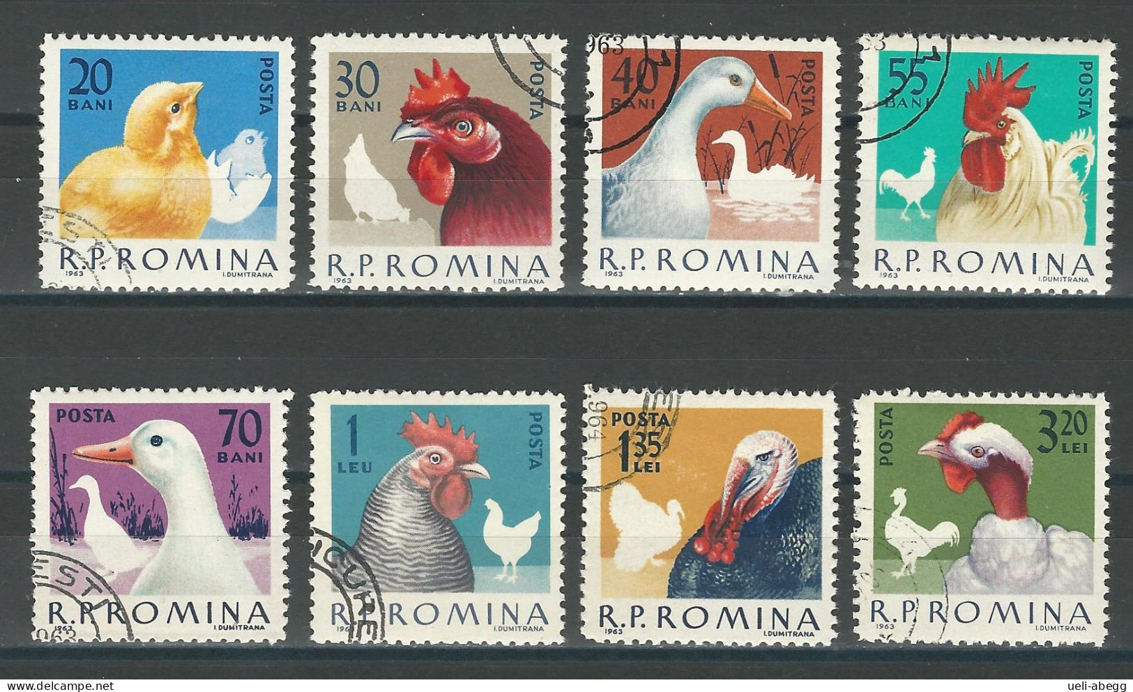 Rumänien Mi 2145-52 O - Used Stamps