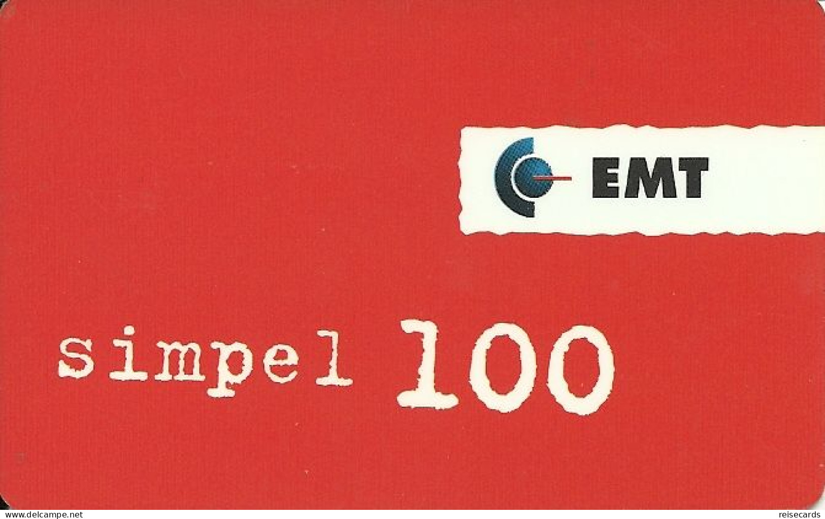 Estonia: Prepaid Simpel EMT - Estonie