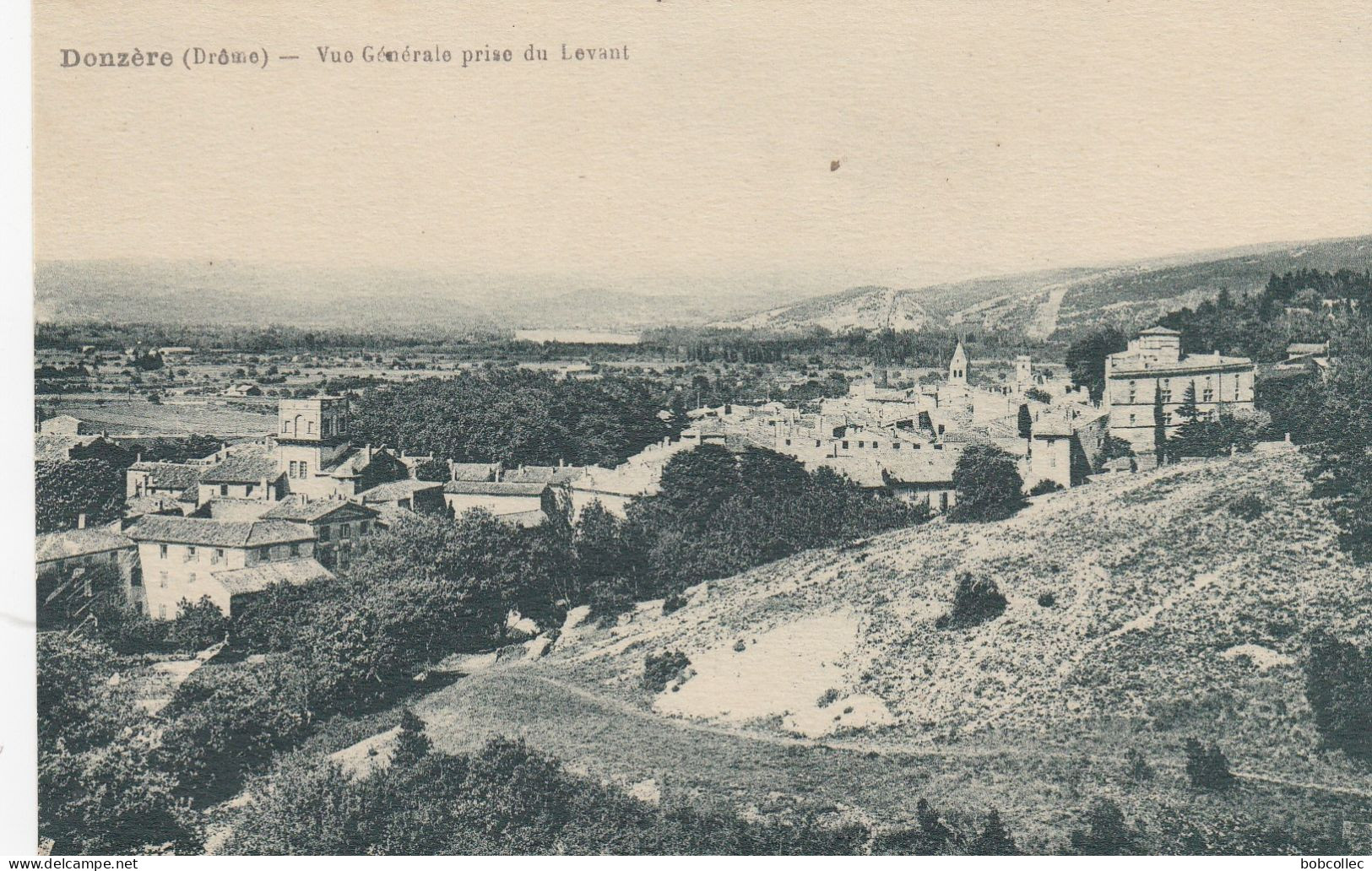 DONZERE (Drôme): Vue Générale Prise Du Levant - Donzere