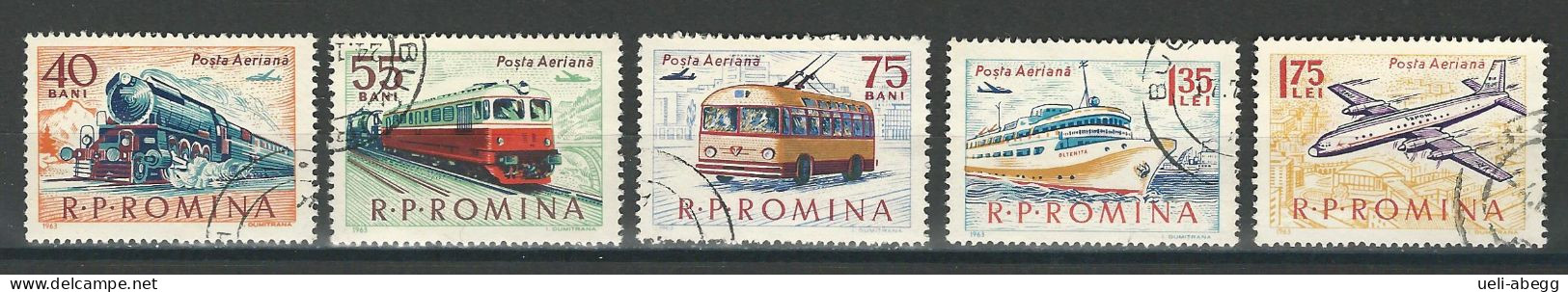 Rumänien Mi 2161-65 O - Usati