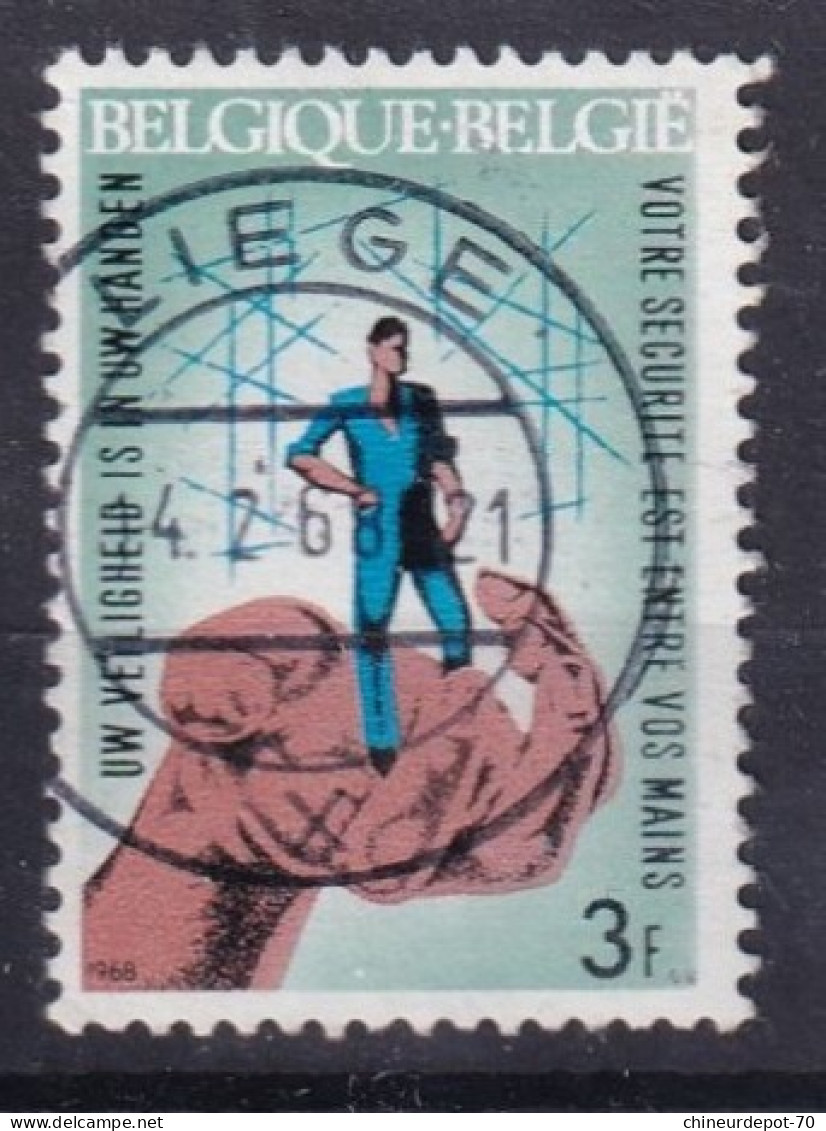 SECURITE BRUXELLES 2 LOUVEIGNE BRUXELLES X LIEGE LANAKEN ARLON AALST - Used Stamps