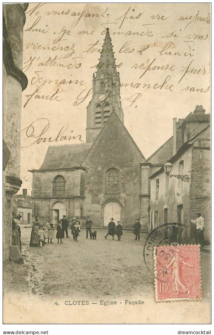 28 CLOYES. L'Eglise 1905 - Cloyes-sur-le-Loir