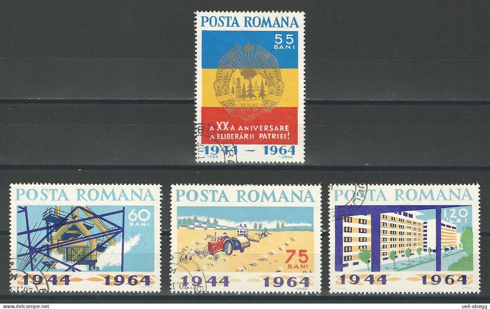 Rumänien Mi 2305-08 O - Oblitérés