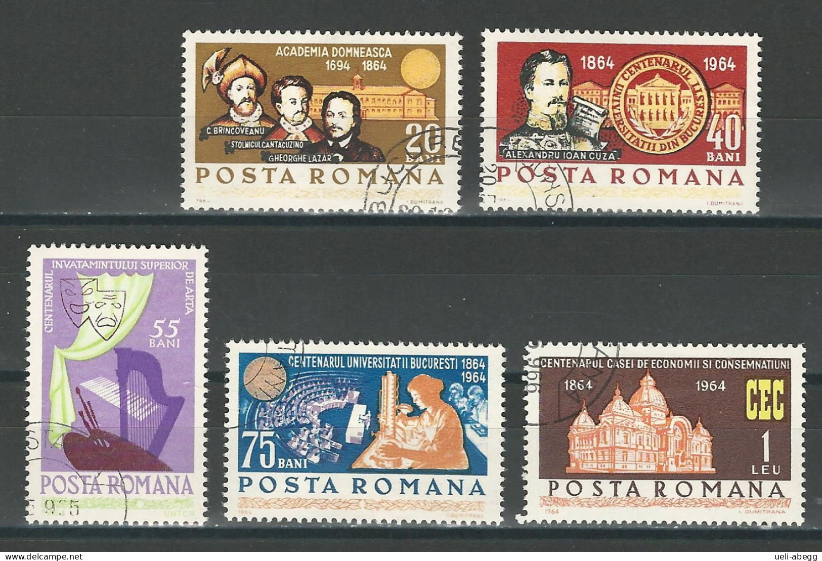 Rumänien Mi 2338-42 O - Used Stamps
