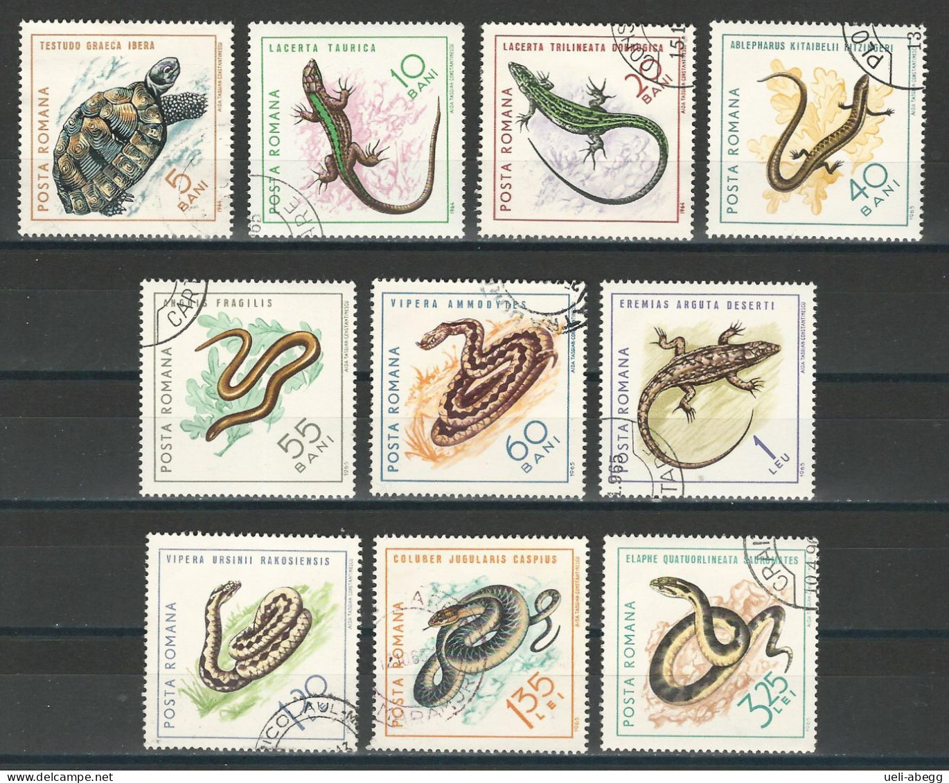 Rumänien Mi 2377-86 O - Used Stamps