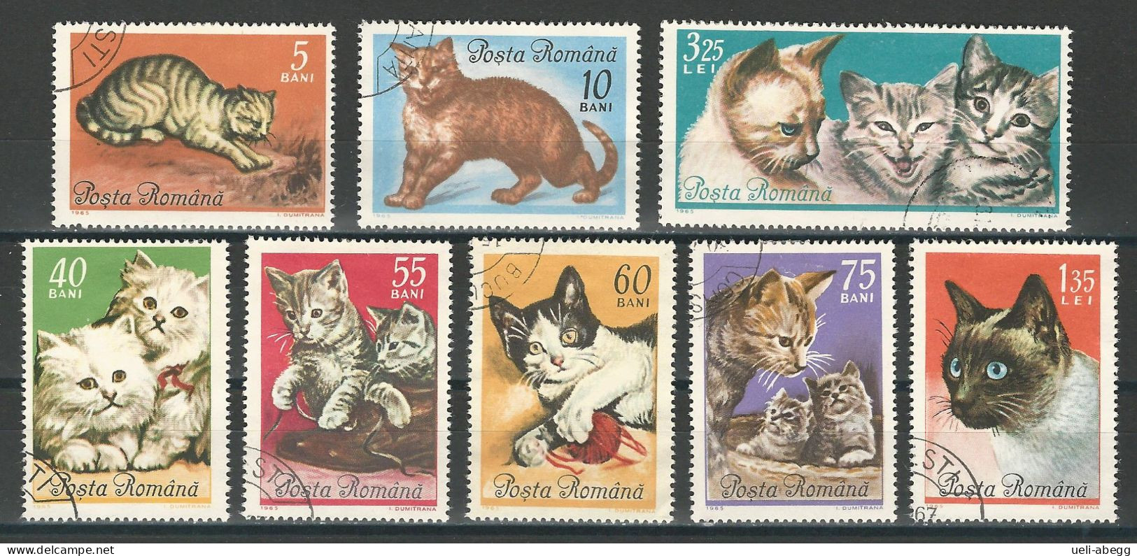 Rumänien Mi 2387-94 O - Used Stamps
