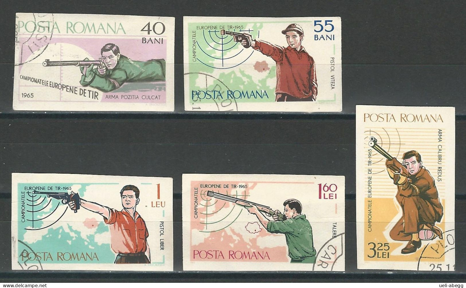 Rumänien Mi 2413-17 O - Used Stamps
