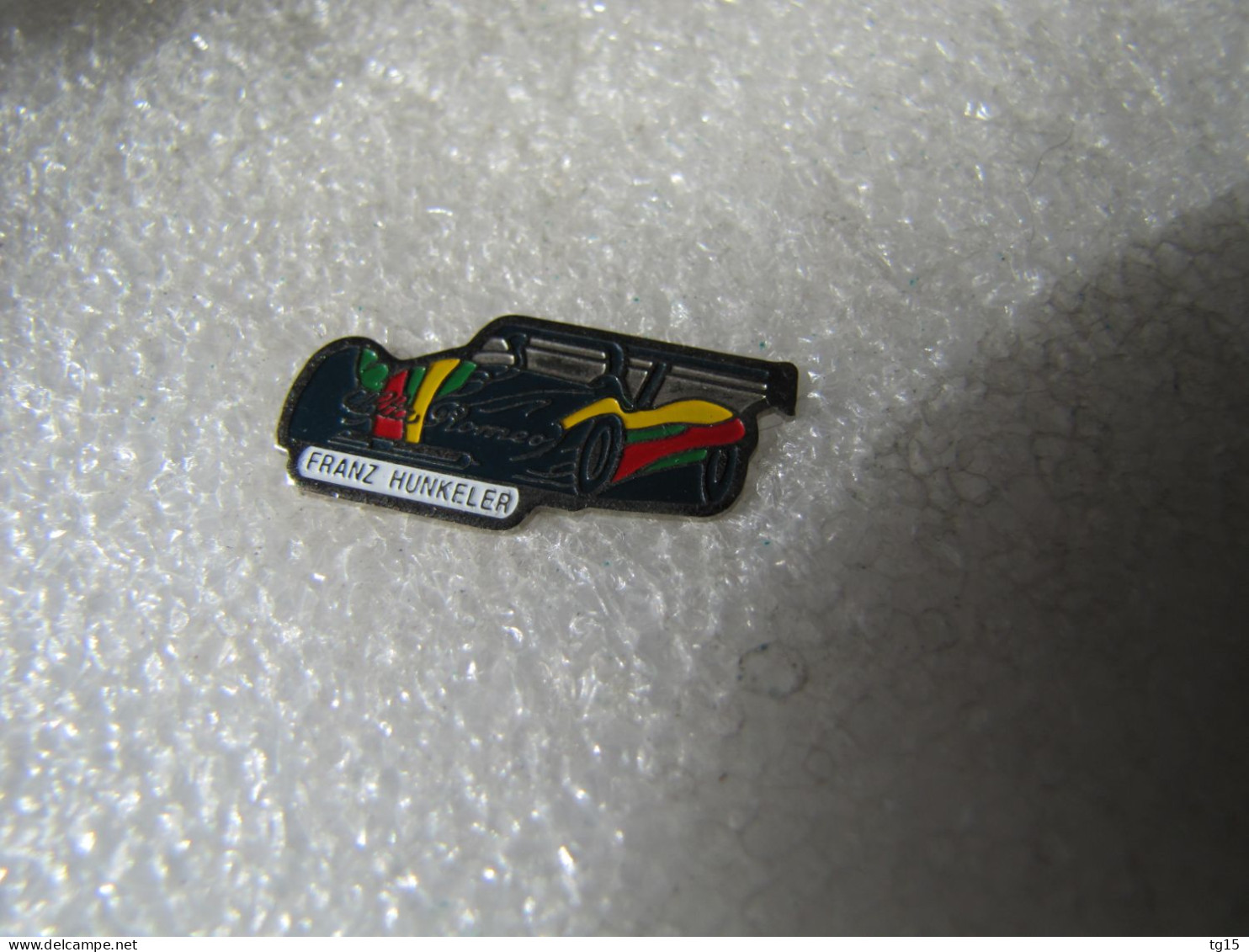 PIN'S    ALFA ROMEO  FRANZ   HUNKELER  GROUPE C  BARQUETTE - Alfa Romeo