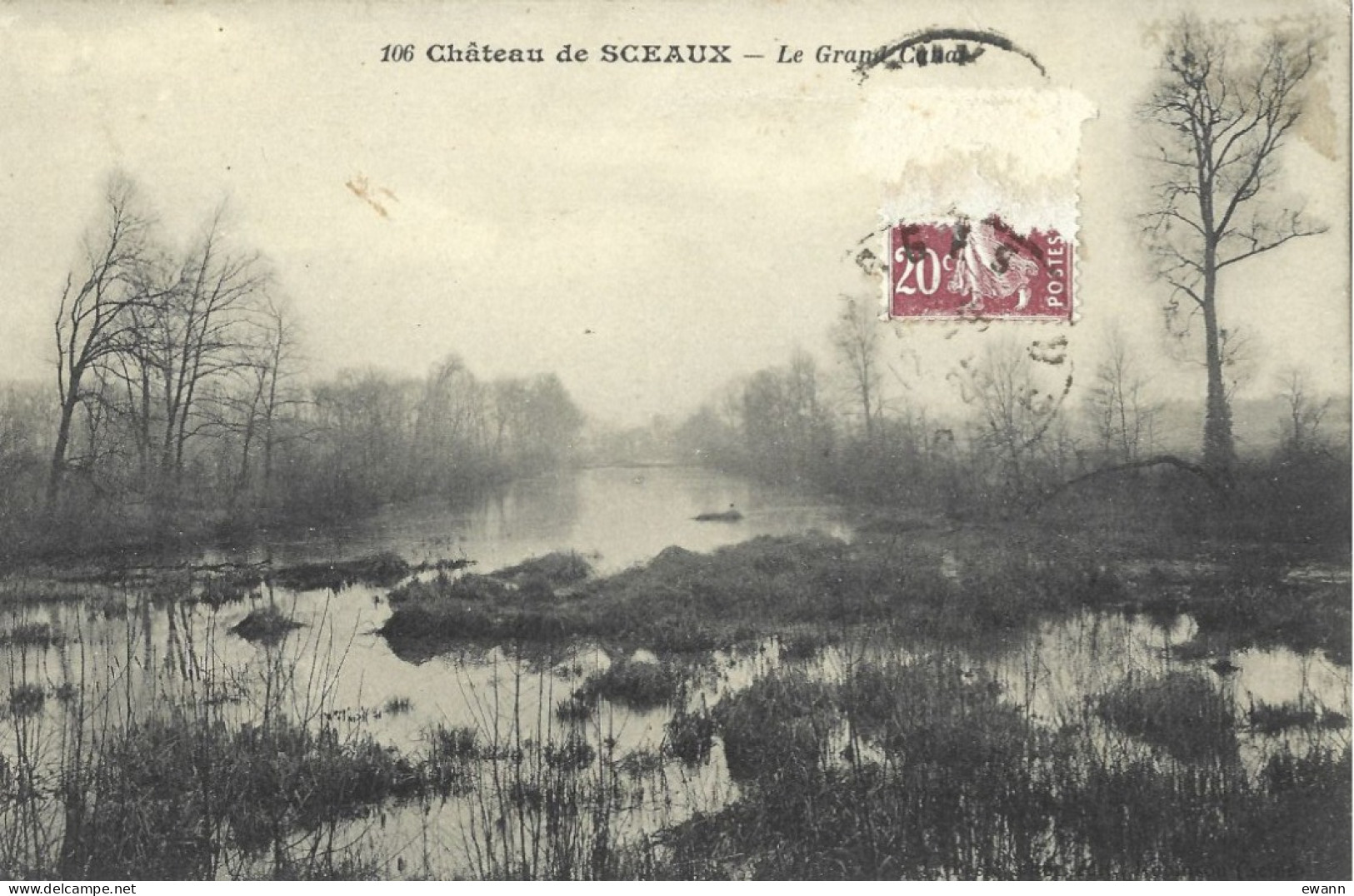 CPA - Château De Sceaux - Le Grand Canal - Sceaux