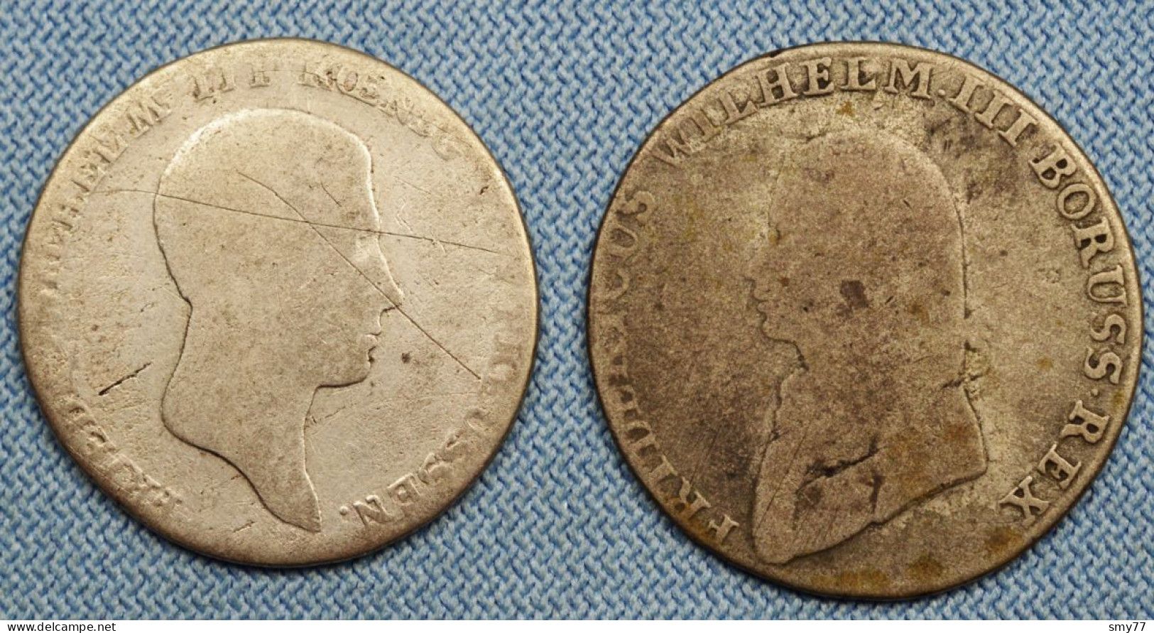 Preussen / Prussia • 1/6 Thaler 1816 A – 4 Groschen 1803 A • See Details • German States / Silbergroschen • [24-611] - Colecciones