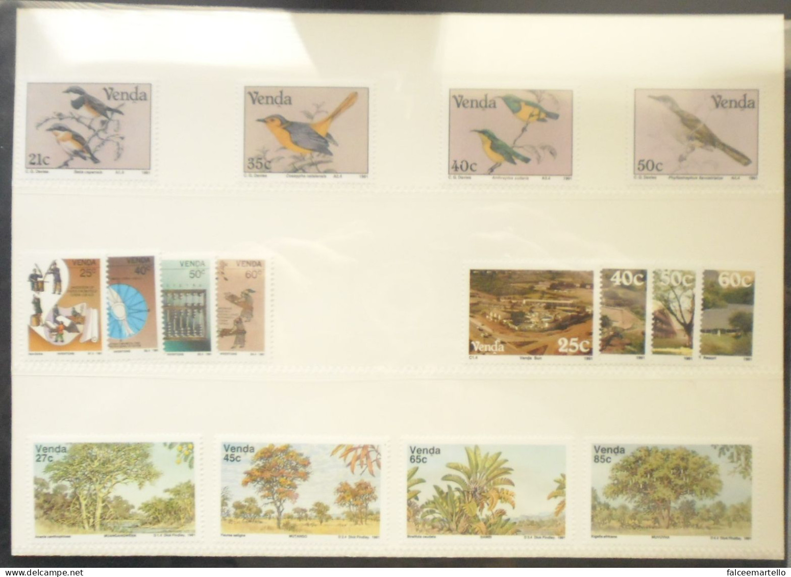 Sud Africa  VENDA Serie Complete Del 1991. MNH ** - Unused Stamps