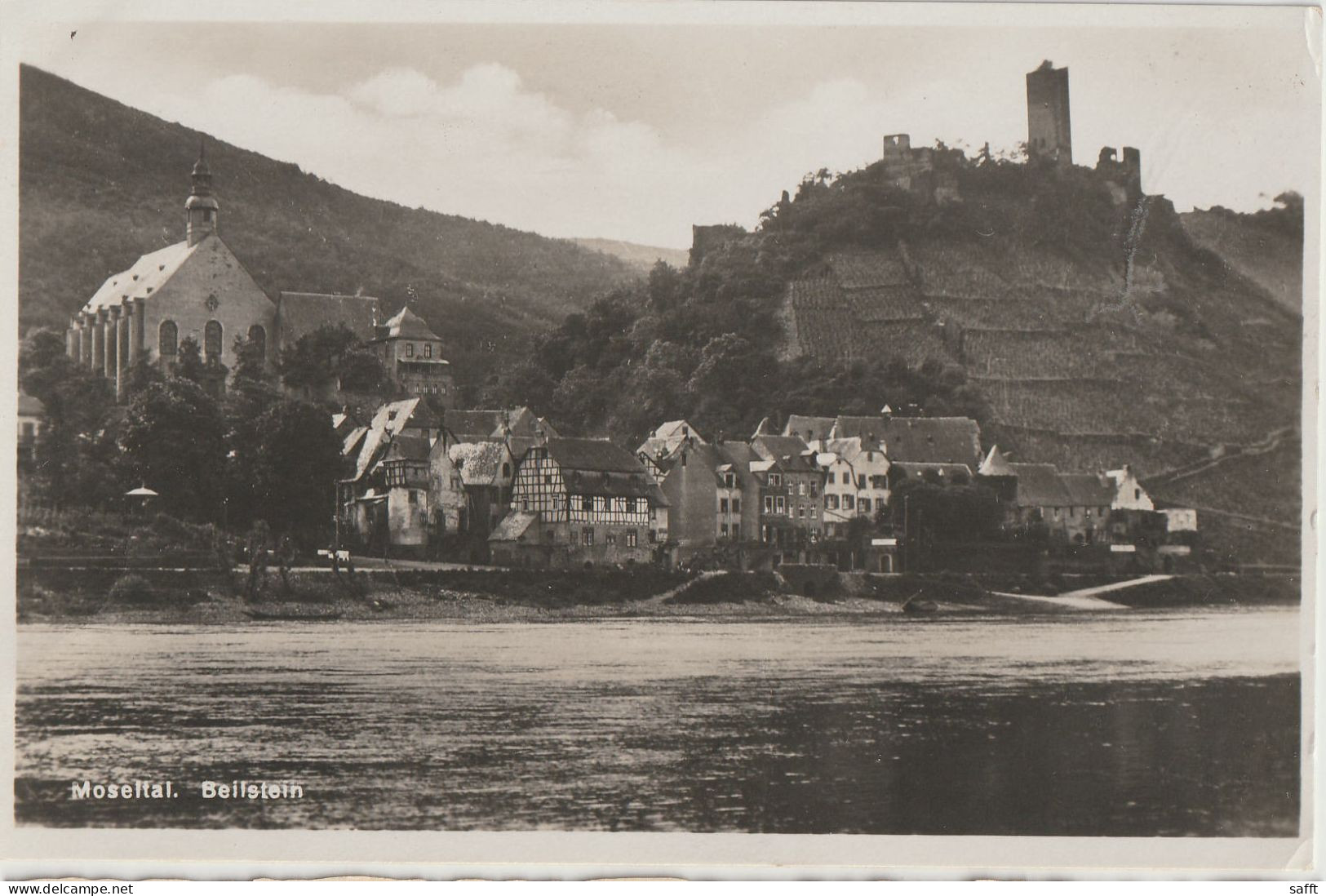 AK Beilstein Bei Cochem, Ansicht Mit Burg Um 1930 - Cochem