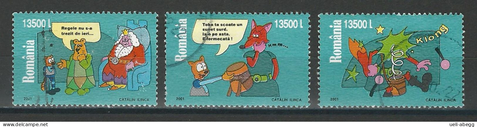 Rumänien Mi 5613, 5615, 5616 O - Used Stamps