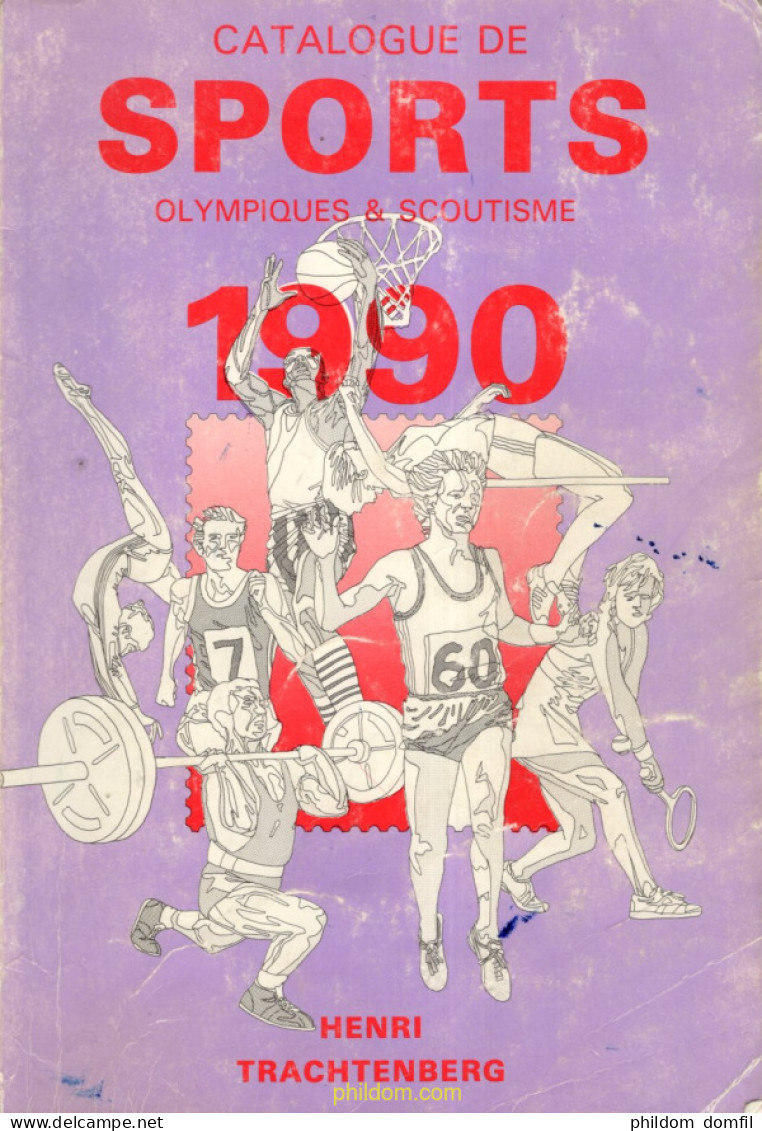 Catalogue Sports Olympiques & Scoutisme 1990 De Henri Trachtenberg - Thématiques