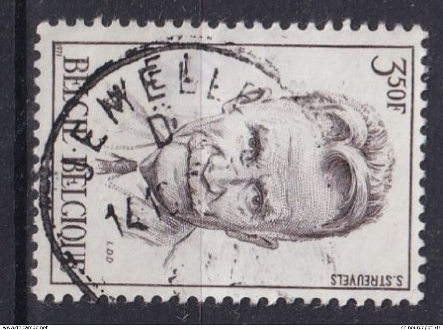 Stijn Streuvels Écrivain Belge BRUXELLES JEMELLE SCHAARBEEK LE BIZET LIEGE - Used Stamps