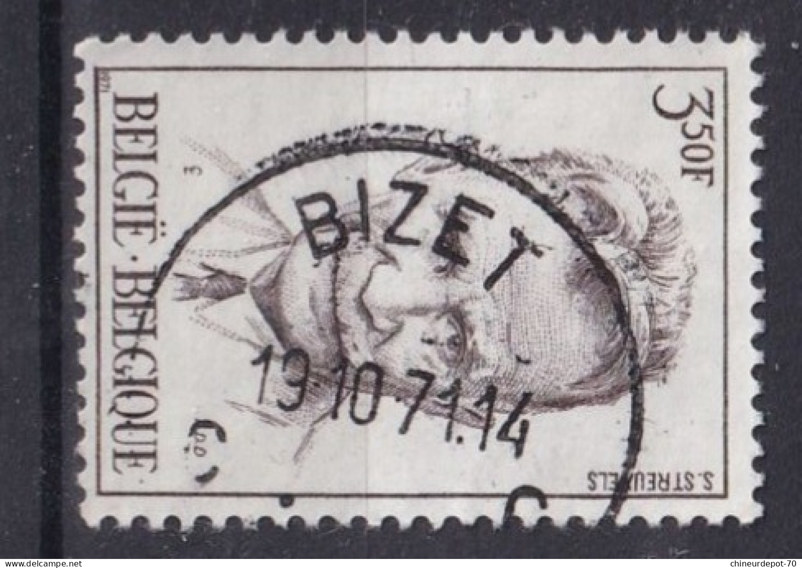 Stijn Streuvels Écrivain Belge BRUXELLES JEMELLE SCHAARBEEK LE BIZET LIEGE - Used Stamps