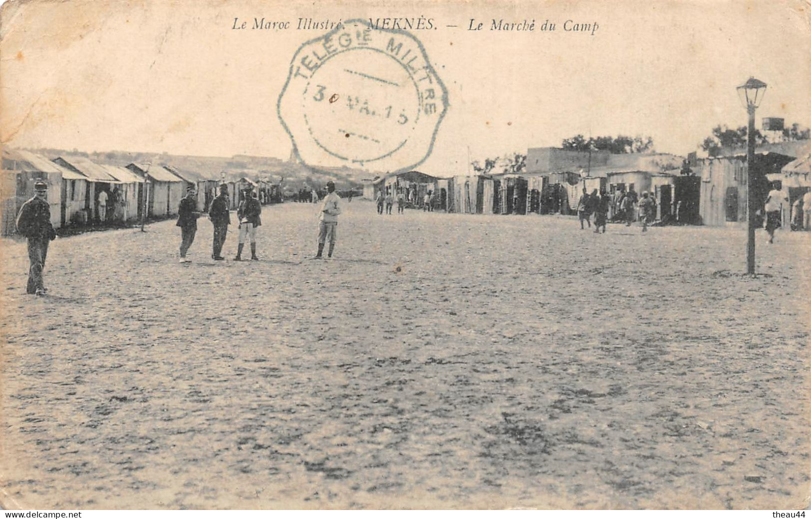 MAROC  -  MEKNES  -  Le Marché Du Camp   -  Militaires - Meknès