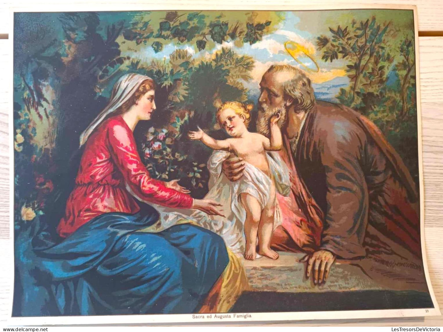 Affiche Religieuse - Dim 33/43cm - Sacra Ed Aigusta Famiglia - Plakate