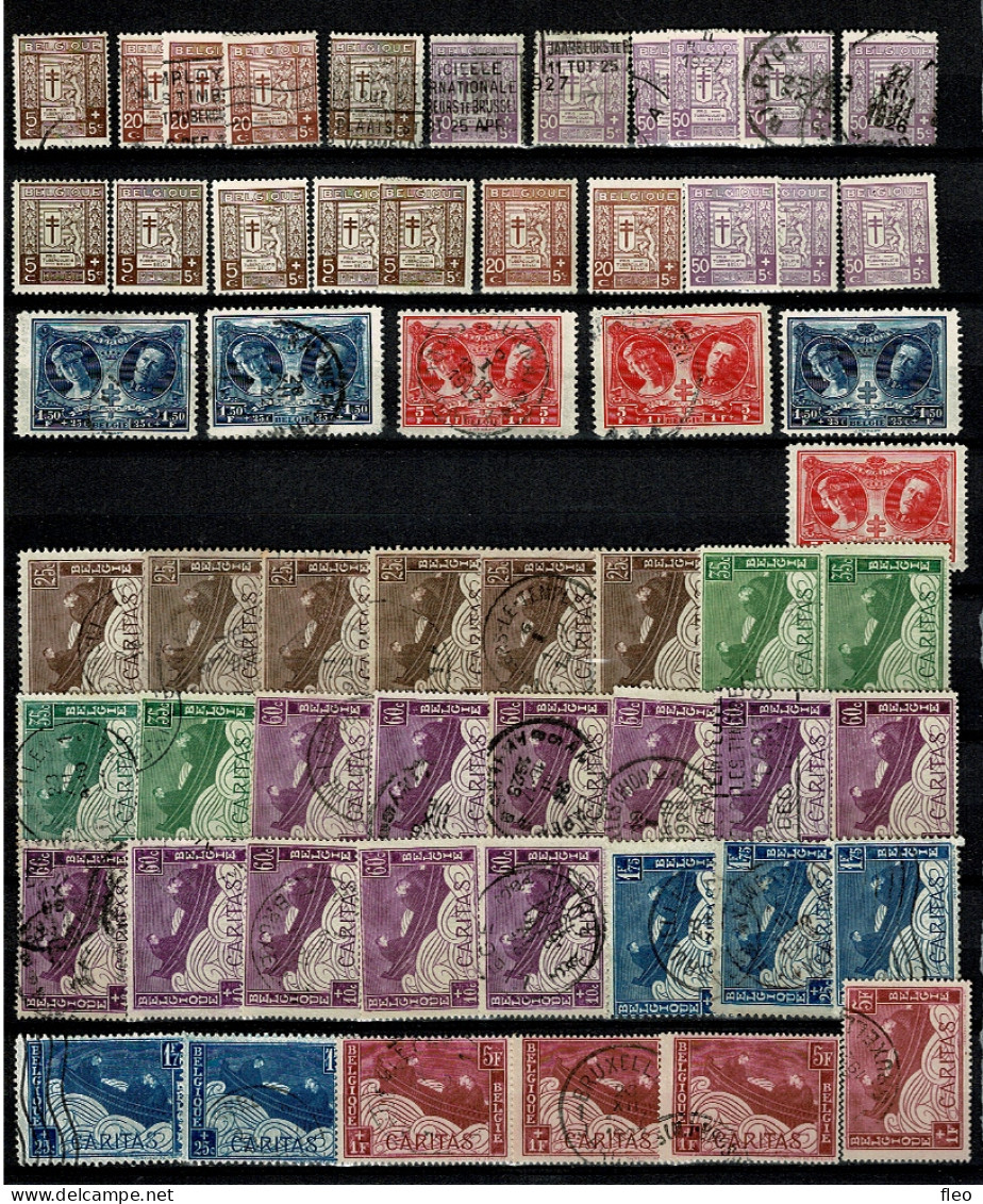 1926 Series 240/244 & 249/253 * / ° In Aantal : ANTITUBERCULEUX & CARITAS - Used Stamps