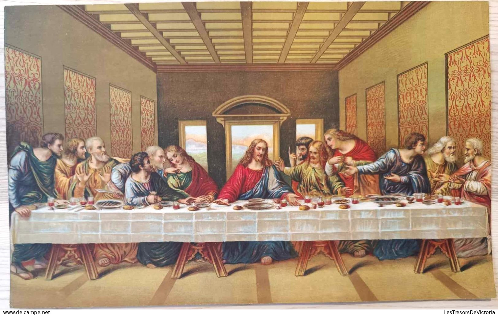 Affiche Religieuse - Dim 33/43cm - Il Cenacolo - Leonardo Da Vinci - Affiches