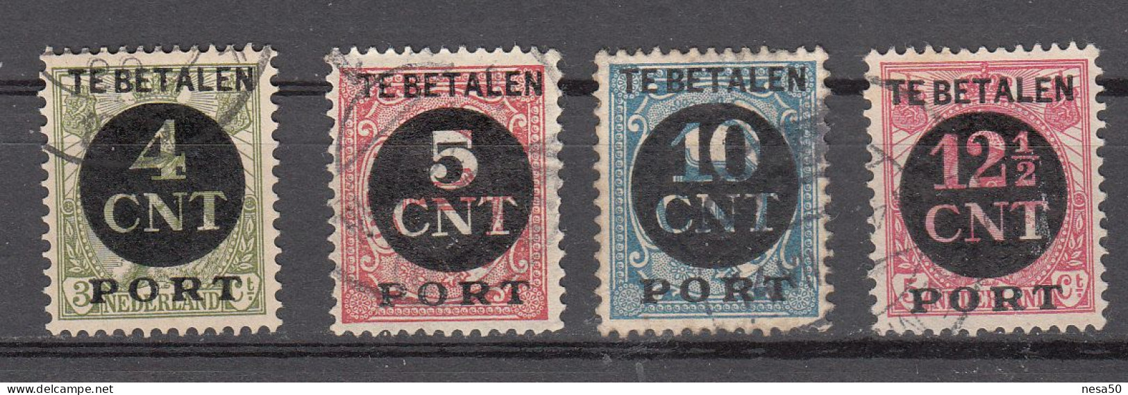 Nederland Luchtpost 1924 Nvph Nr  65 - 68, Michel Nr 65 - 68,gestempeld Compleet - Poste Aérienne