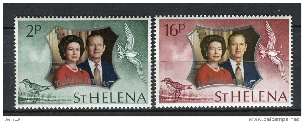 Santa Helena 1972. Yvert 257-58 ** MNH. - St. Helena