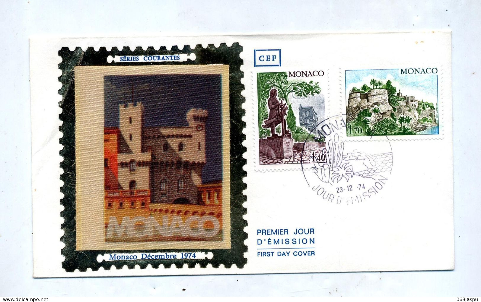 Lettre Fdc 1974 Palais - FDC